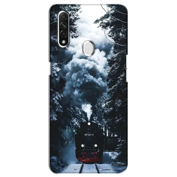 Чохол з принтом «Зимовий потяг» для OPPO A31