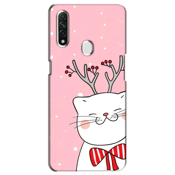 Чохол з принтом «Зимовий кіт» для OPPO A31