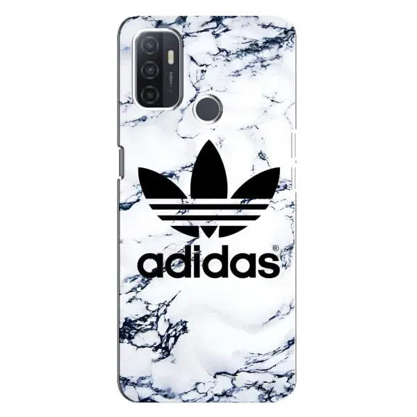 Чохол з принтом «Адідас на мраморі» для OPPO A32 Чохол з принтом «Адідас на мраморі» для OPPO A32