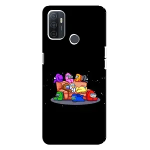 Чохли Амонг Ас для Oppo A32 (AlphaPrint) (Амонг-ас)