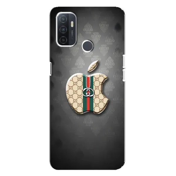 Чохол з принтом «Apple gucci» для OPPO A32