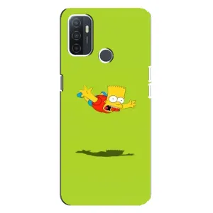 Чехол с Симпсонами для Oppo A32 (VPrint)