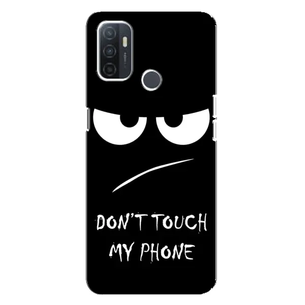 Чохол з принтом «Dont Touch» для OPPO A32