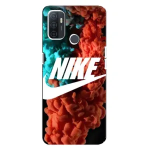 Чохол для Oppo A32 - з принтом Найк (AlphaPrint) (Димчастий найк)