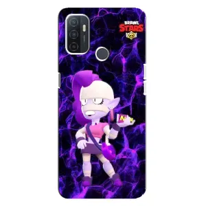 Чехлы Brawl Stars для Oppo A32 (AlphaPrint) (Емз Бравл Старс)