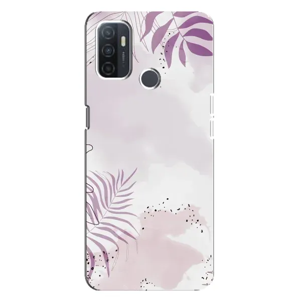 Чехол с принтом «Фиолетовые листья» для OPPO A32 Чехол с принтом «Фиолетовые листья» для OPPO A32