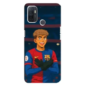 Чехол с футболистом Ламин Ямаль Oppo A32 (Футболист Ямаль)