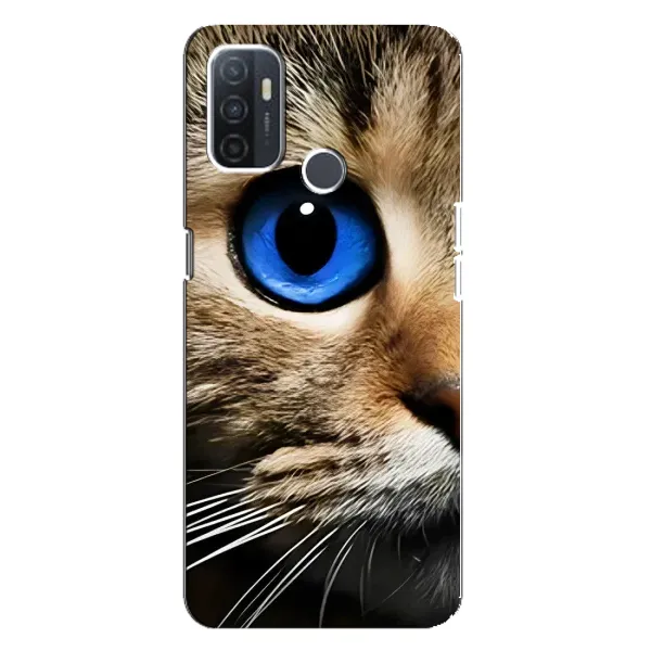 Чохол з принтом «Око кота» для OPPO A32 Чохол з принтом «Око кота» для OPPO A32