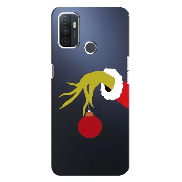 Чохол з принтом «Грінч з іграшкою» для OPPO A32