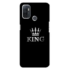 Чехол с Короной Оппо А32 - (AlphaPrint) (KING)