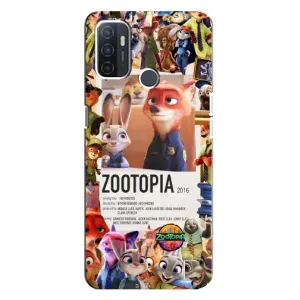Чехол с принтом «Постер Зверополис» для OPPO A32