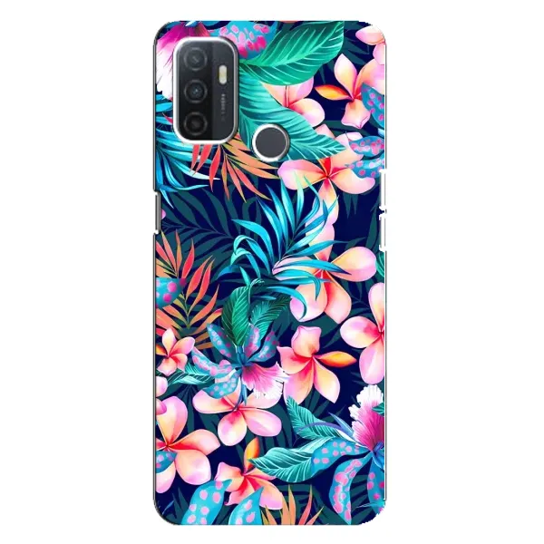 Чехол с принтом «Красочные цветы» для OPPO A32 Чехол с принтом «Красочные цветы» для OPPO A32