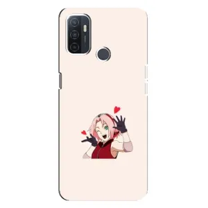Чохли Персонажі Аніме Наруто для Oppo A32 (AlphaPrint) (Лайк Сакура)