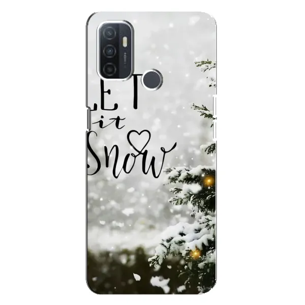 Чехол с принтом «Let it snow» для OPPO A32