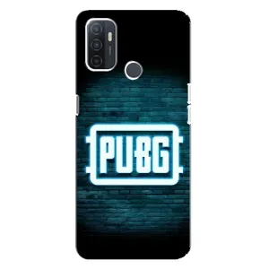 Чеjхол PUBG для ОППО А32 (AlphaPrint) (Лого PUBG)