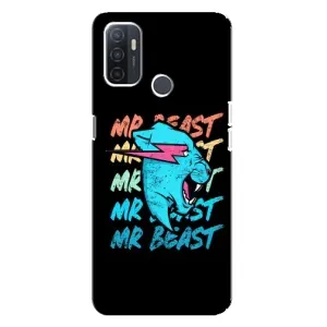 Чехлы Мистер Бист для Оппо А32 (logo Mr beast)