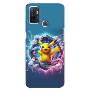 Чохол з Пікачу на Oppo A32 (Лого Пікачу)