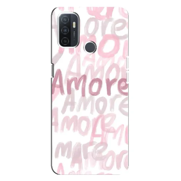 Чехол с принтом «Аморе любовь» для OPPO A32