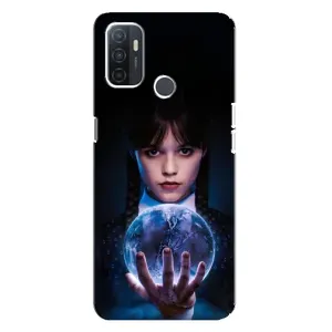 Чехол с принтом «Магическая сфера Уэнздей» для OPPO A32