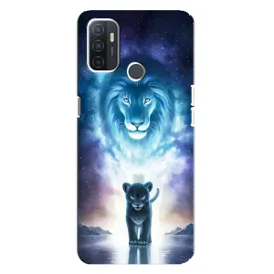 Чохол з картинкою ЛЕВ для Oppo A32 (VPrint) (Маленький лев)