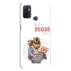 Чехлы для мамы на Oppo A32 (Мама и сын)