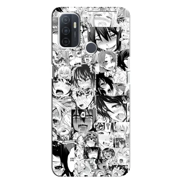 Чехол с принтом «Ahegao manga» для OPPO A32