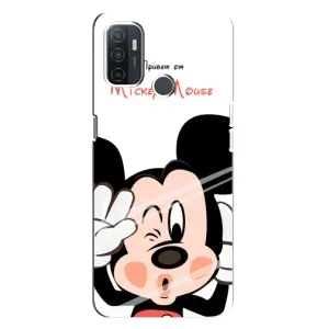 Эксклюзивный чехол для Oppo A32 (AlphaPrint - Мультяшные)