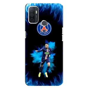 Чехлы Килиан Мбаппе для Oppo A32 (Мбаппе в огне)