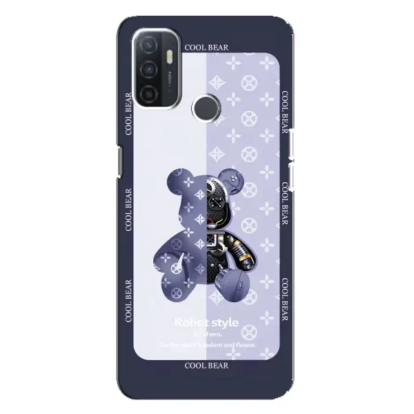 Чохол з принтом «Медведик LV» для OPPO A32 Чохол з принтом «Медведик LV» для OPPO A32