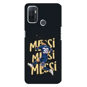 Чехлы для Oppo A32 (Leo чемпион) (AlphaPrint) (Messi ПСЖ)