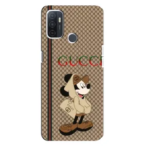 Чохли GUCCI для ОППО А32 (AlphaPrint) (Mickey GUCCI)