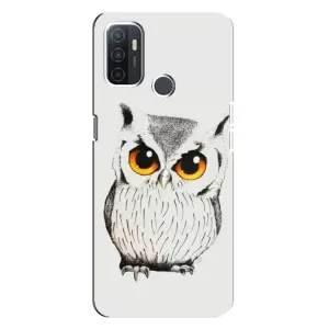 Чохол з пташками на Oppo A32 (VPrint) (Мила Сова)