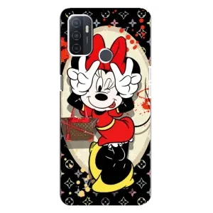 Чехол Disney Mouse Oppo A32 (PREMIUMPrint) (Минни peace)