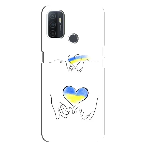 Чохол з принтом «Мир Україні» для OPPO A32