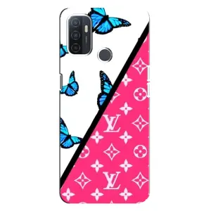 Бренднові Чохли для Oppo A32 - (PREMIUMPrint) (Мода LV)