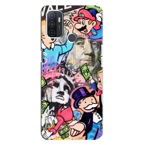 Чохли з крутими принтами для Oppo A32 - (PREMIUMPrint) (Monopoly man)
