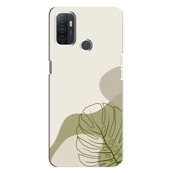 Чехол с принтом «Зеленая монстера дизайн» для OPPO A32 Чехол с принтом «Зеленая монстера дизайн» для OPPO A32