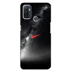 Чохол для Oppo A32 - з принтом Найк (AlphaPrint) (Найк червоний)