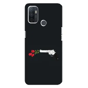 Чехлы (ART) Цветы на Oppo A32 (VPrint) (Неожиданные цветы)