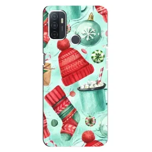 Новогодние Чехлы для Оппо А32 (VPrint) (Одежда НГ)