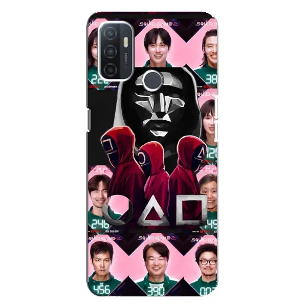 Чохол з принтом «Учасники Гра кальмара» для OPPO A32