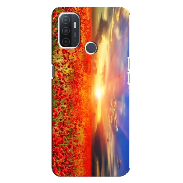 Чехол с принтом «Поле тюльпанов» для OPPO A32