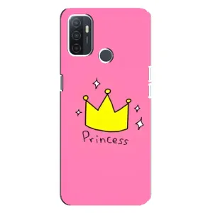 Чехол с картинкой (Стильные) для Оппо А32 - (AlphaPrint) (Princess)