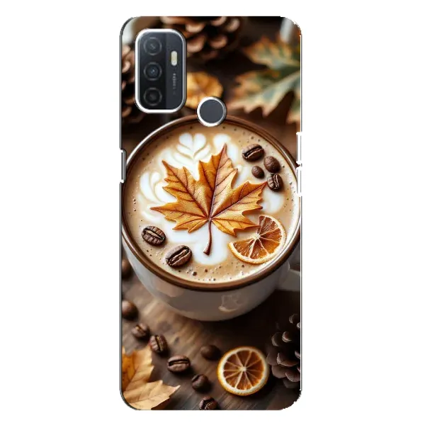 Чохол з принтом «Пряна кава» для OPPO A32