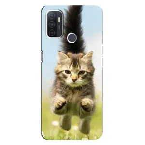 Чохли з Котиками для Oppo A32 (VPrint) (Прижок кота)