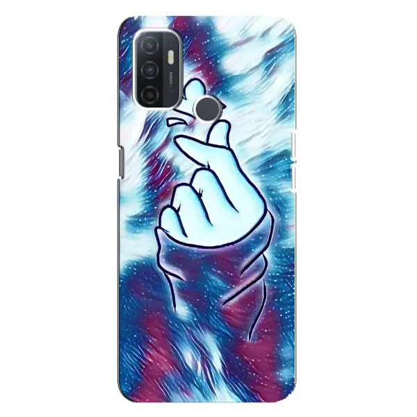 Чохол з принтом «Радужне серце» для OPPO A32 Чохол з принтом «Радужне серце» для OPPO A32