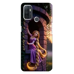 Чохол з принтом «Рапунцель на вежі» для OPPO A32