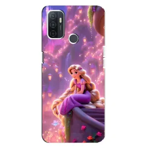 Чохол з принтом «Рапунцель у замку» для OPPO A32