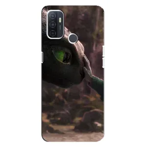 Чехол как приручить дракона на Oppo A32 (Сцена с драконом)