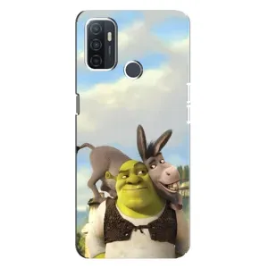 Чохол з принтом «Шрек та Осел» для OPPO A32